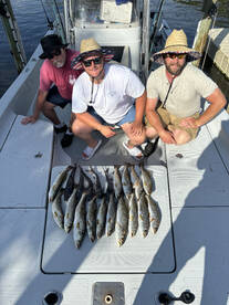 Inshore bite is hotter than the air temp