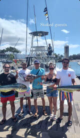 marlin, mahimahi and tuna