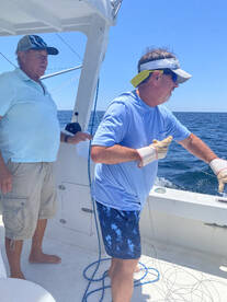 Handlining for King Mackerel 