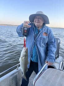 Stripers biting on Keystone!
