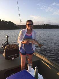 Pendleton ladies Red fishing trip