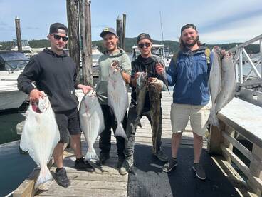 Halibut limit again for our happy guests