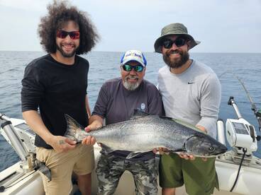 A nice King Salmon on a group outing
