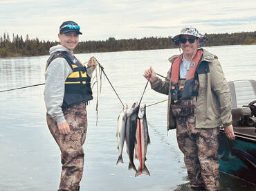Second run sockeye are coming in the riv