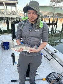 Hot inshore bite for red drum flunder an