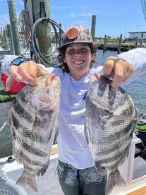 Great sheepshead action!