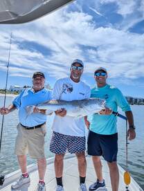 Bull Reds in the inlet