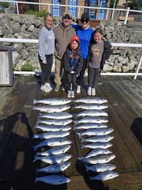 Amazing Coho fishing right to amazing Ki