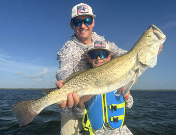 Eight year-old gentleman Clayton caught