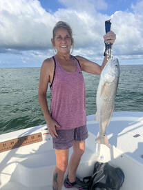 Redfish have been active lately. 