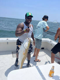 Good red and mackeral fishing today