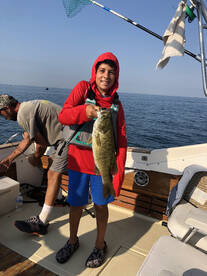 Big bass hittingthe  net. Paxton was hot