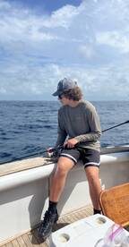 Waiting on a bite.