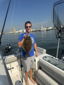 Fluke fishing on fire!