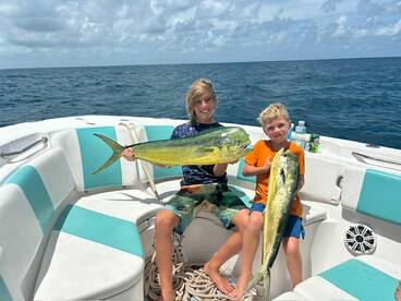 Kids slaying mahi this week 