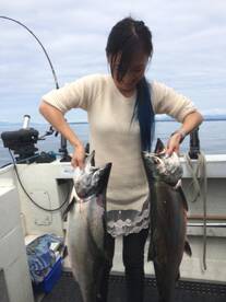 The salmon are here!