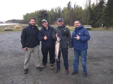 Kasilof river king salmon