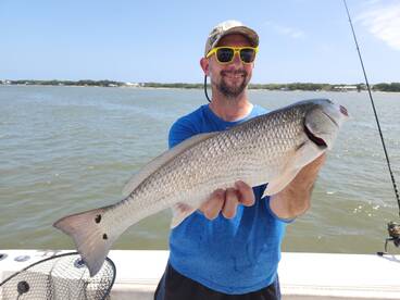 Red fish, flounder and mangrove snapper
