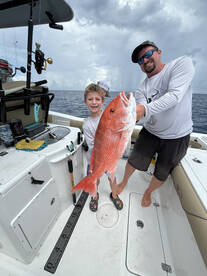 Big red snapper 