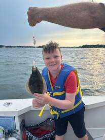 Fluke in the Manasquan River Take Two