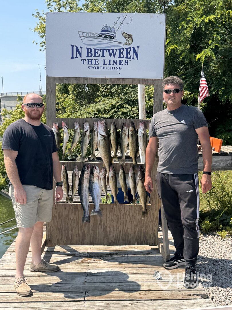 Branden and Silviu showing their trophy haul today