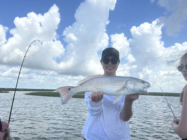 Redfish on fire !