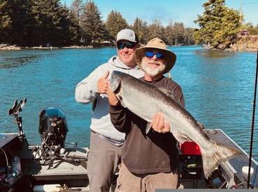 Fall fishing for salmon is heating up on
