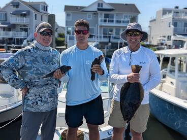 Post Storm Fluke Bite Was Solid