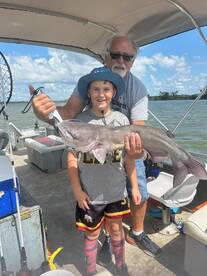 This young man caught an 18lb channel ca