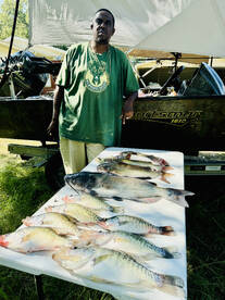 Slab crappie and catdish for Rodney!