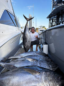 Excellent bluefin tuna fishing on the ki