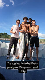 The boys came for some fun!!