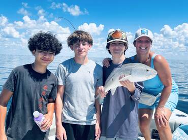 Reds are biting nearshore