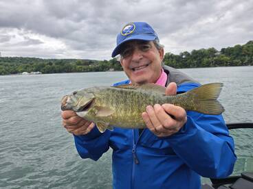 Small mouth bass fishing.