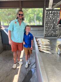 Father and Son teamed for a memorable da