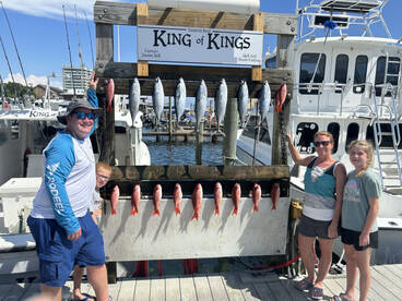 Bonita and vermillion snapper.