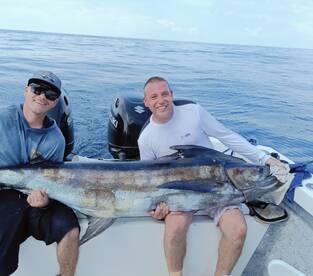 BLUE MARLIN AND SAILFISH ON BOARD