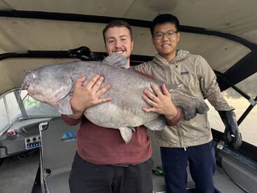 James River Trophy Blue Catfish!