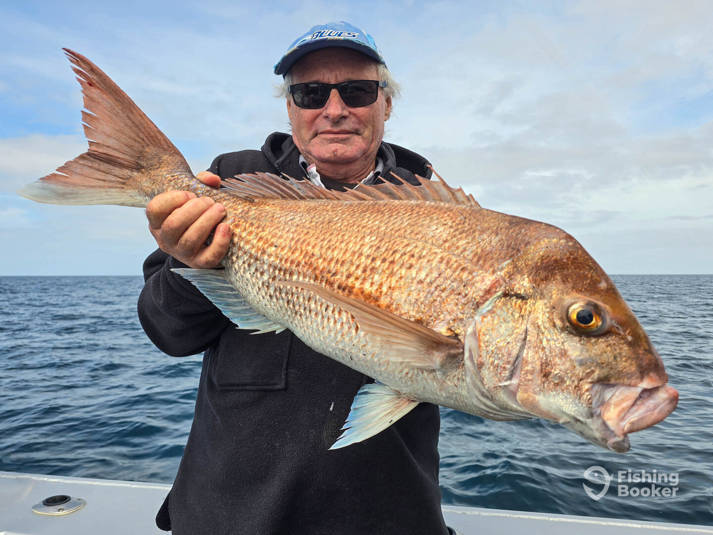 Big hungry snapper under the workup