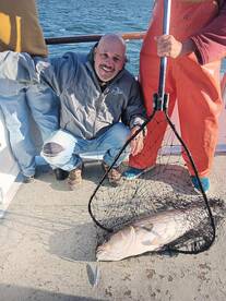 Striped bass 7 am to 2:30 pm