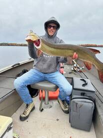 Steve with a nice Muskie