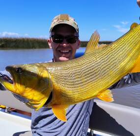 Excellent fishing: Golden Dorados in Bue