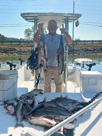 Me taking pic of the catch today