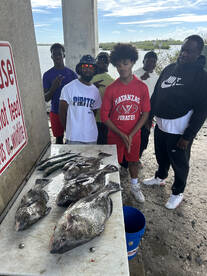 Birthday fishing excursion 