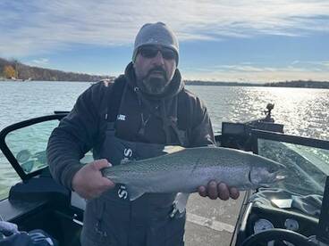 Muddy conditions good fishing.