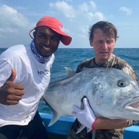 A Legendary Battle with Giant Trevally 