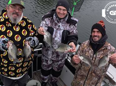 5 gallon bucket full of slab crappie