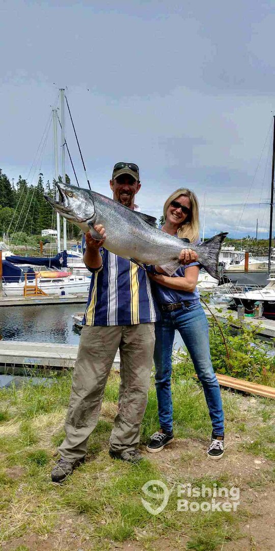 34&1/2 lb Chinook (Tyee)