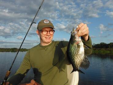 Trolling for crappie has been productive