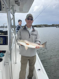 Redfish in the rain! 